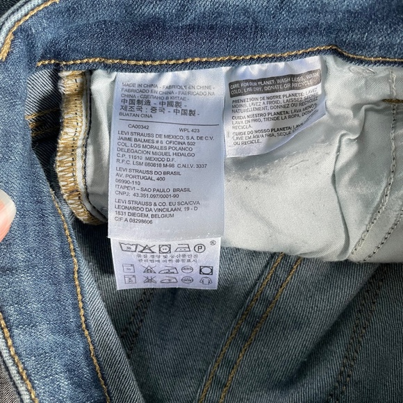 Levi's 711 Skinny Jeans Women's Medium Wash W27 L32 - Picture 12 of 15